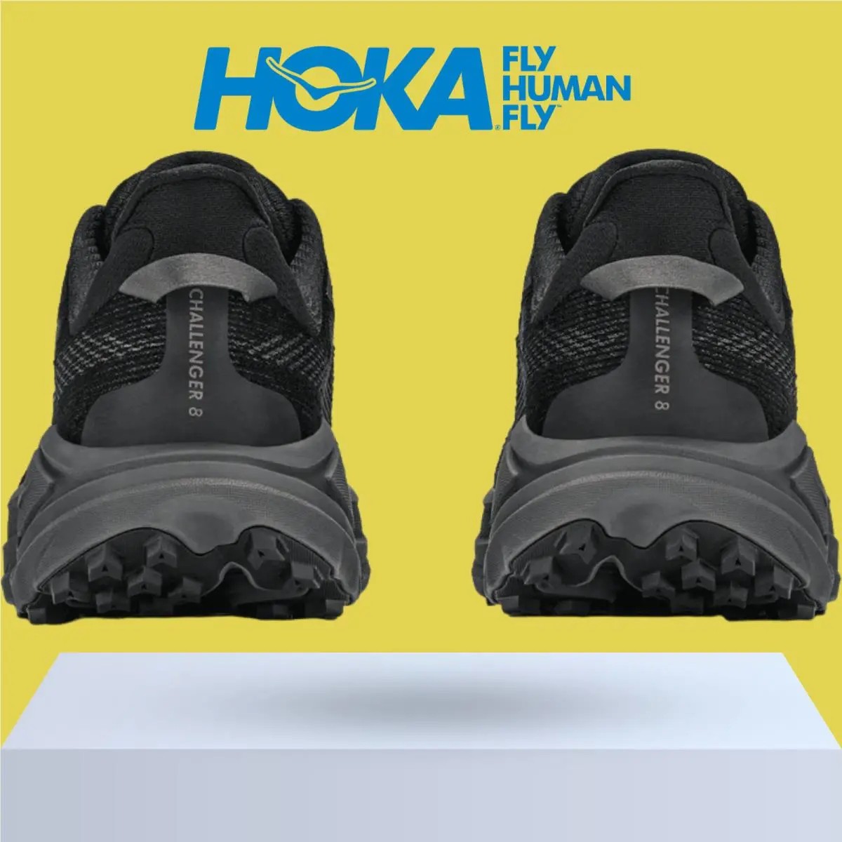 Hoka shoes - Hoka One One Challenger 8 - Black/Outer Orbit 11