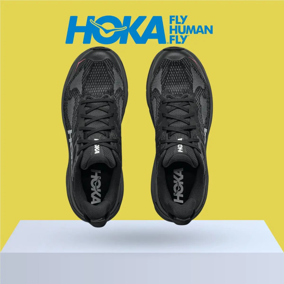 Hoka shoes - Hoka One One Challenger 8 - Black/Outer Orbit 12