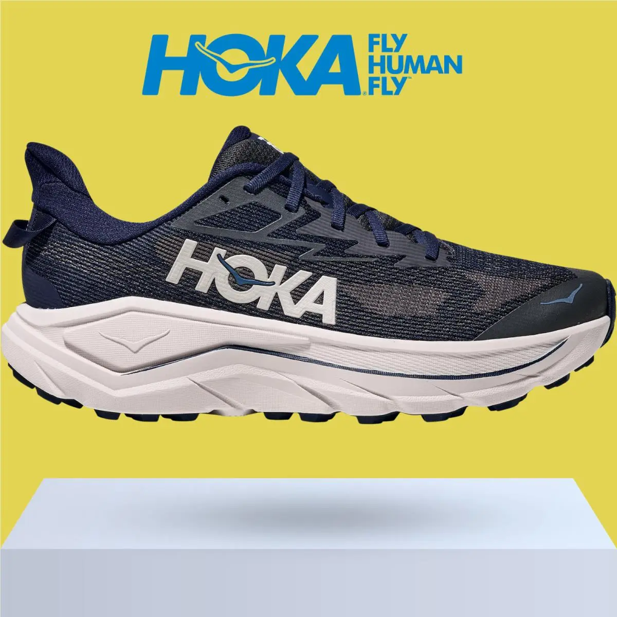 Hoka shoes - Hoka One One Challenger 8 - Black/Outer Orbit 14