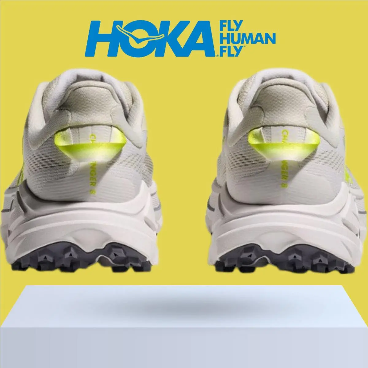 Hoka shoes - Hoka One One Challenger 8 - Black/Outer Orbit 56