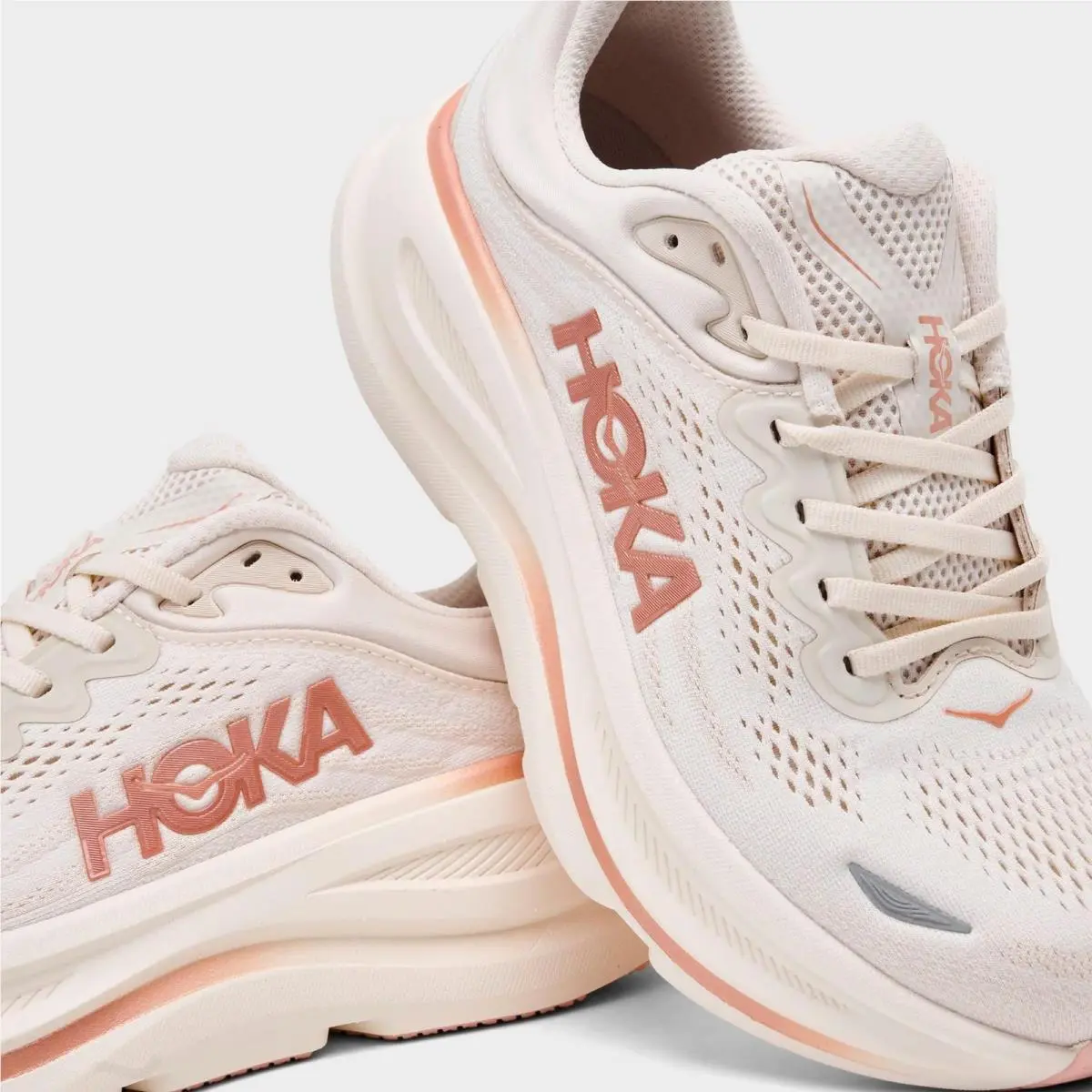 Hoka shoes - 1162012 271 - Oat Milk/Rose Gold 0