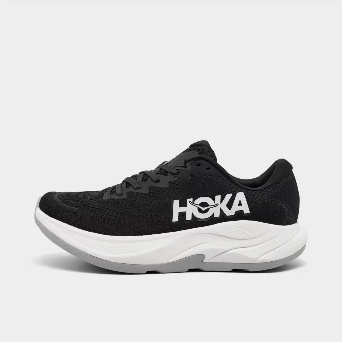 Women`s Hoka Rincon 4 Running Shoes Black/white 1155131 002