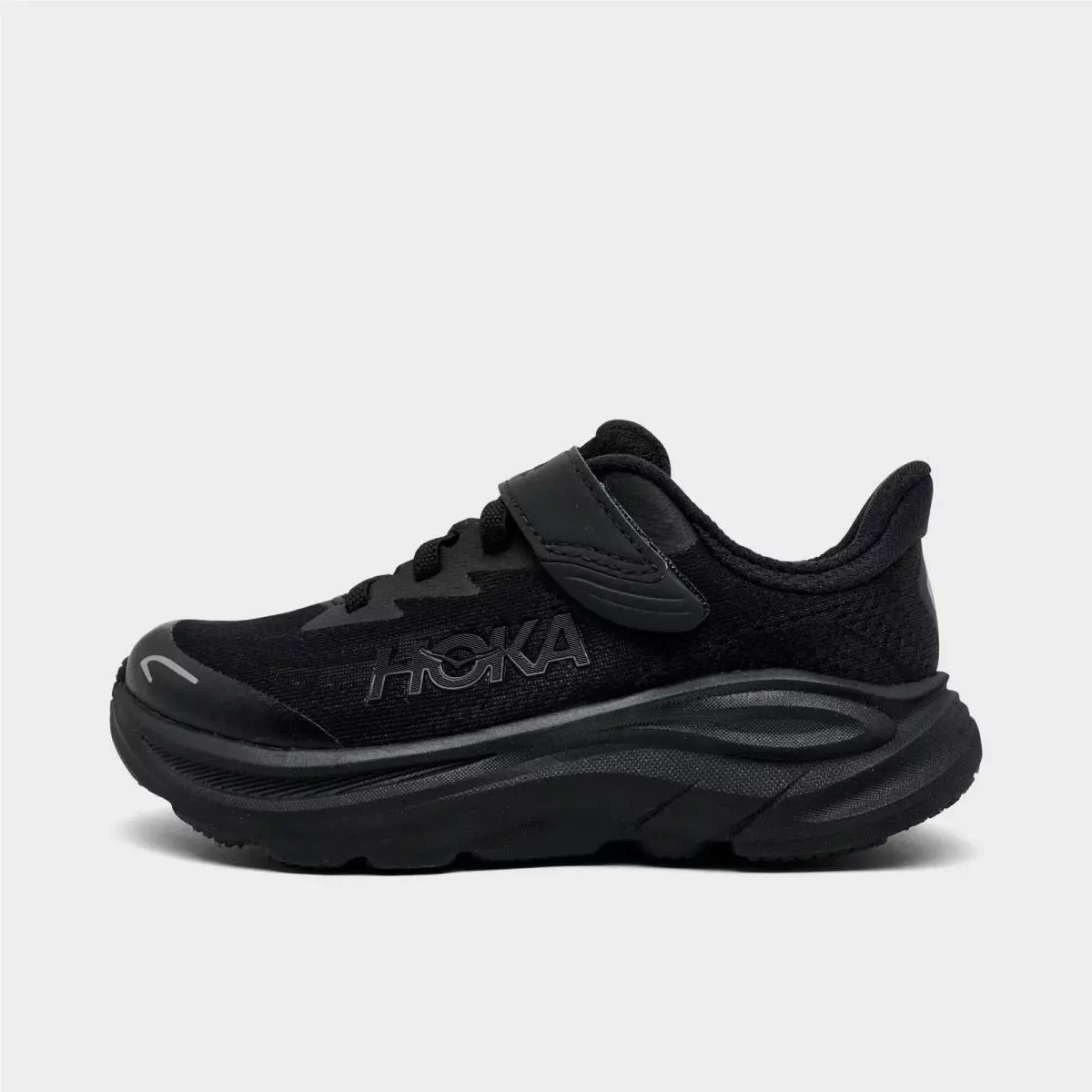 PS Hoka Clifton 10 Stretch Lace Running Shoes Black/black 1168873 003