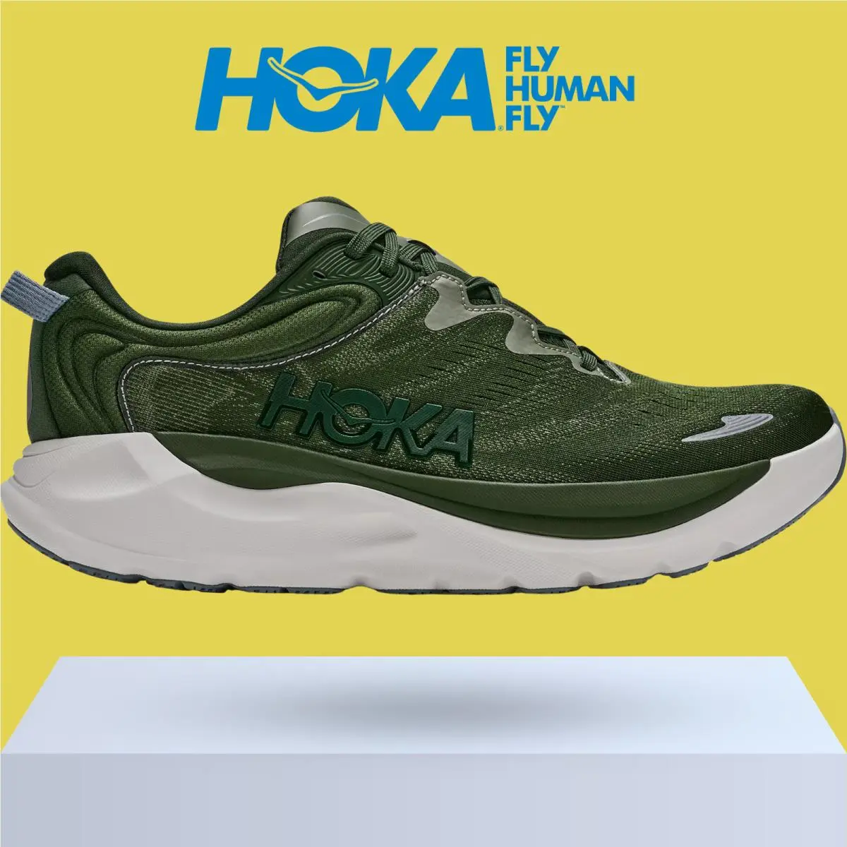 Hoka shoes - Hoka One One Gaviota 6 - Baby Kale/Nettle Leaf 9