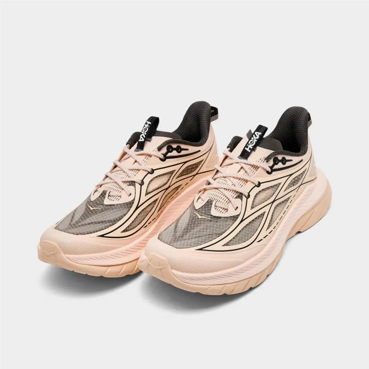 Hoka shoes - 1176251 830 - Tangerine Glow/Asphalt Grey 5