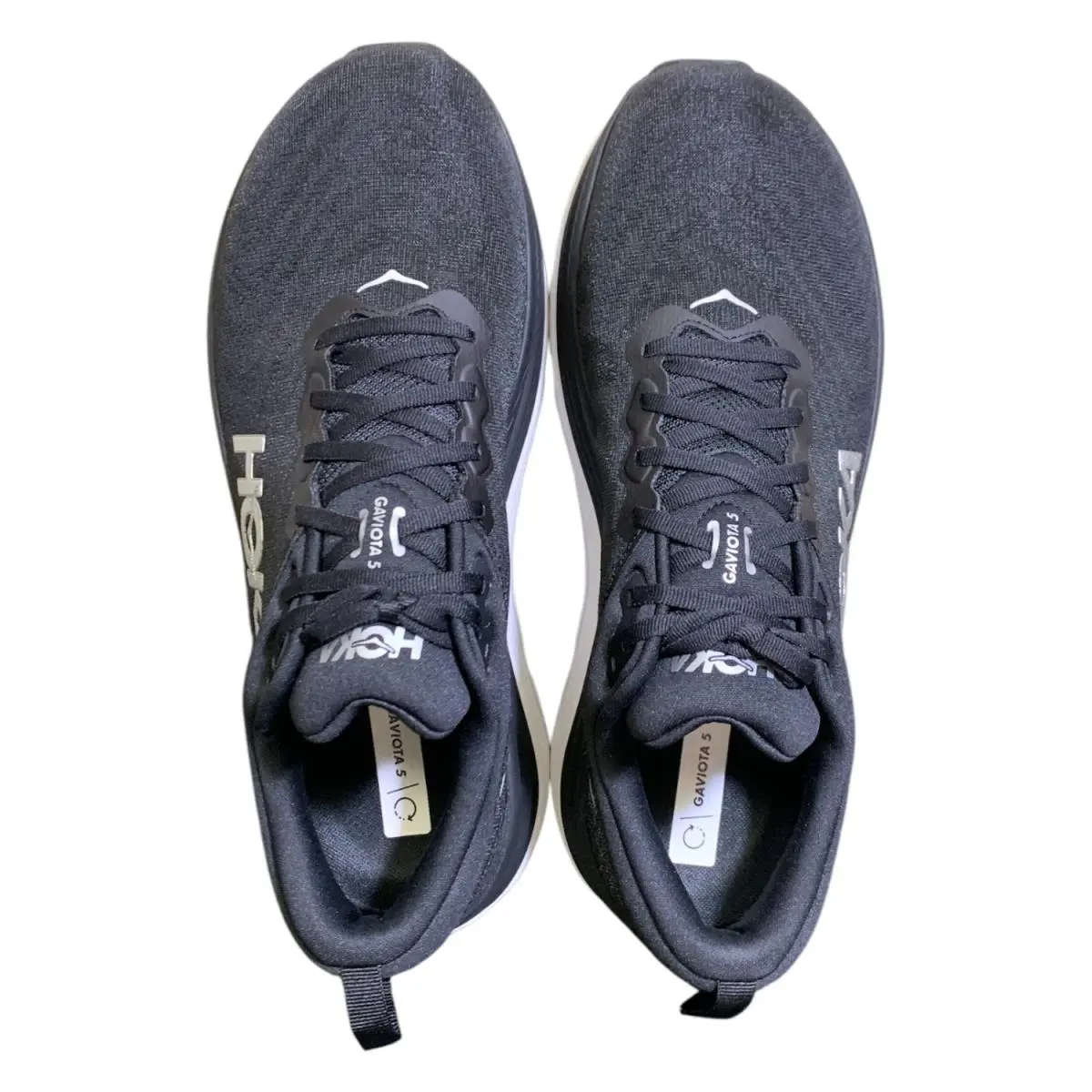 Hoka shoes - HOKA One One Gaviota 5 - Black/White 4