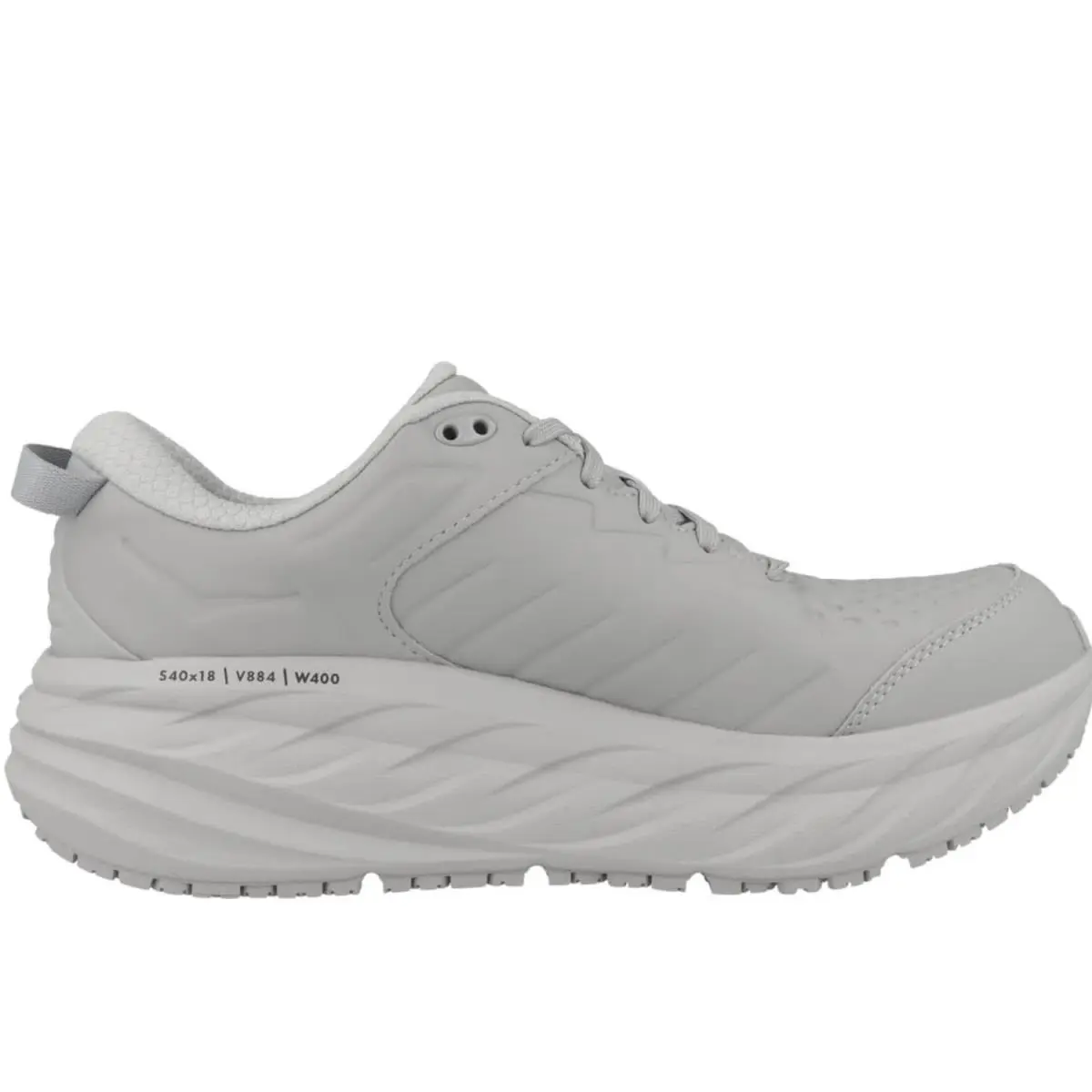 Hoka One One Bondi 1110520-HMLR Sneakers Men`s 9.5 D Gray Running Shoes SHOP725
