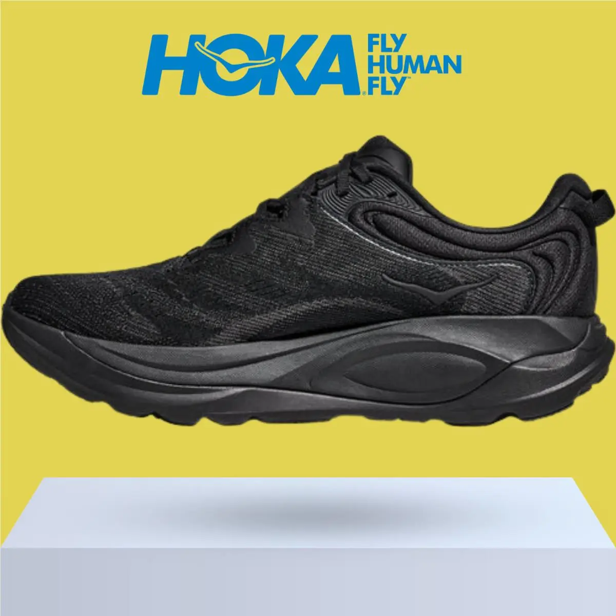 Hoka shoes - Hoka One One Gaviota 6 - Birch/Yellow Gold 45