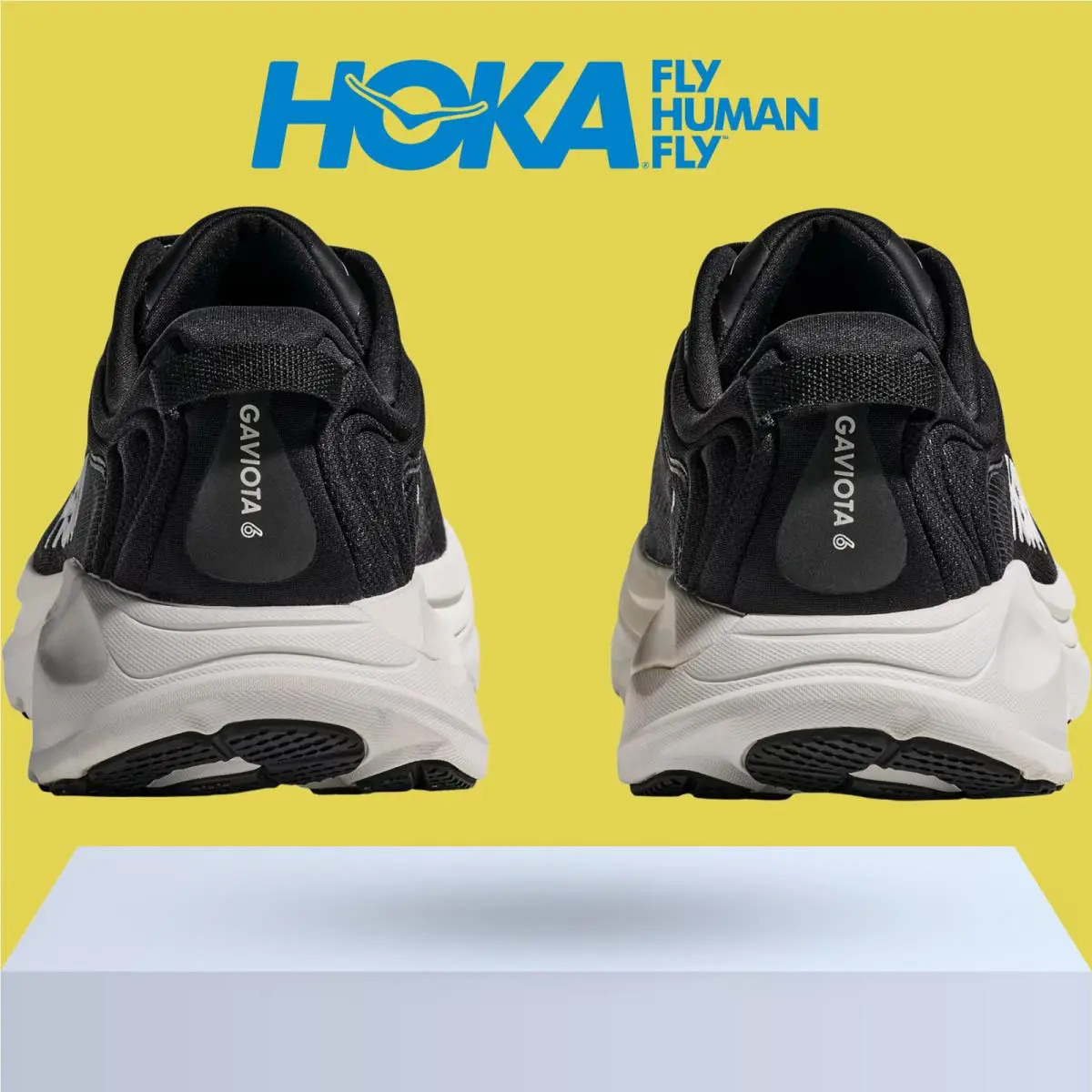 Hoka shoes - Hoka One One Gaviota 6 - Birch/Yellow Gold 11