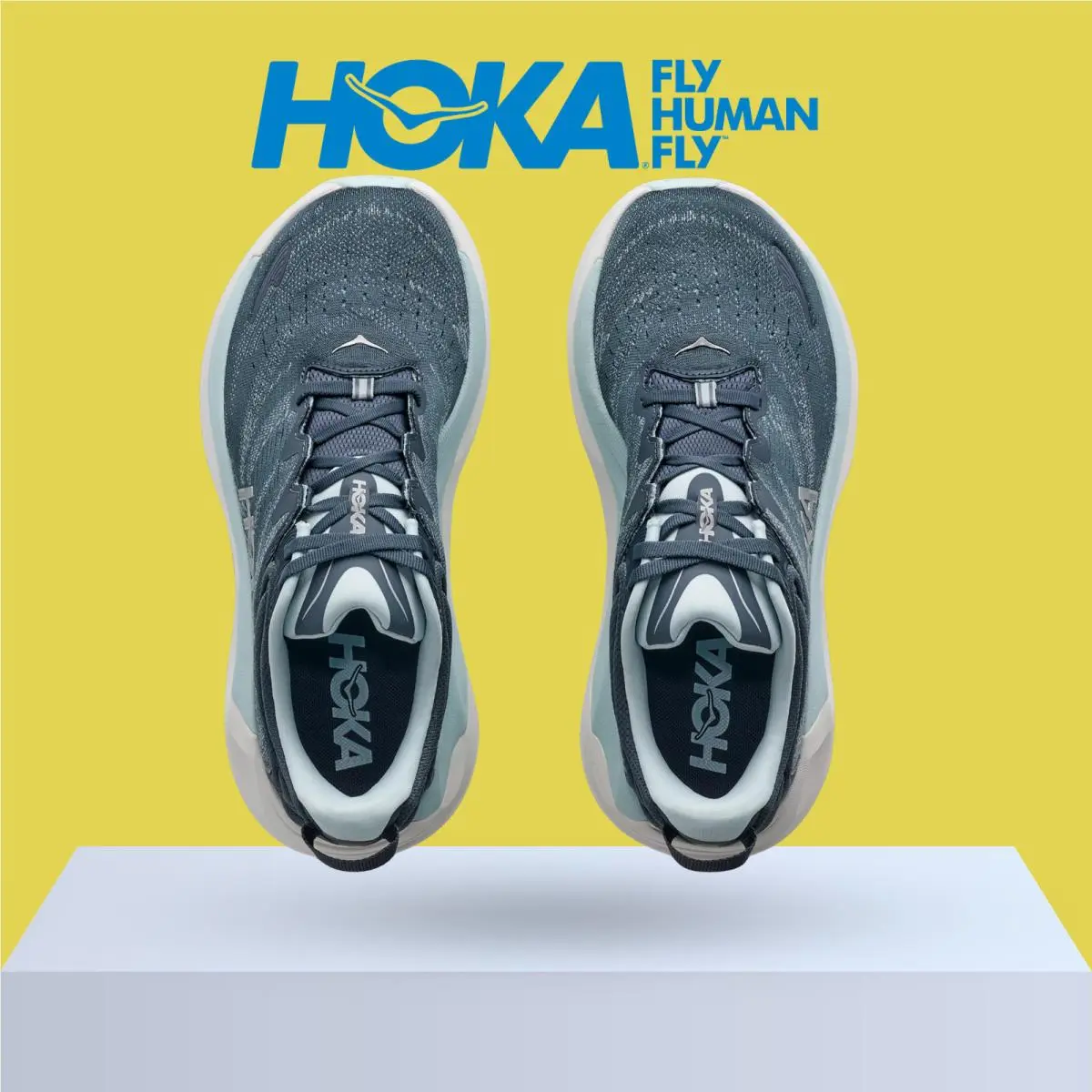 Hoka shoes - Hoka One One Gaviota 6 - Birch/Yellow Gold 42