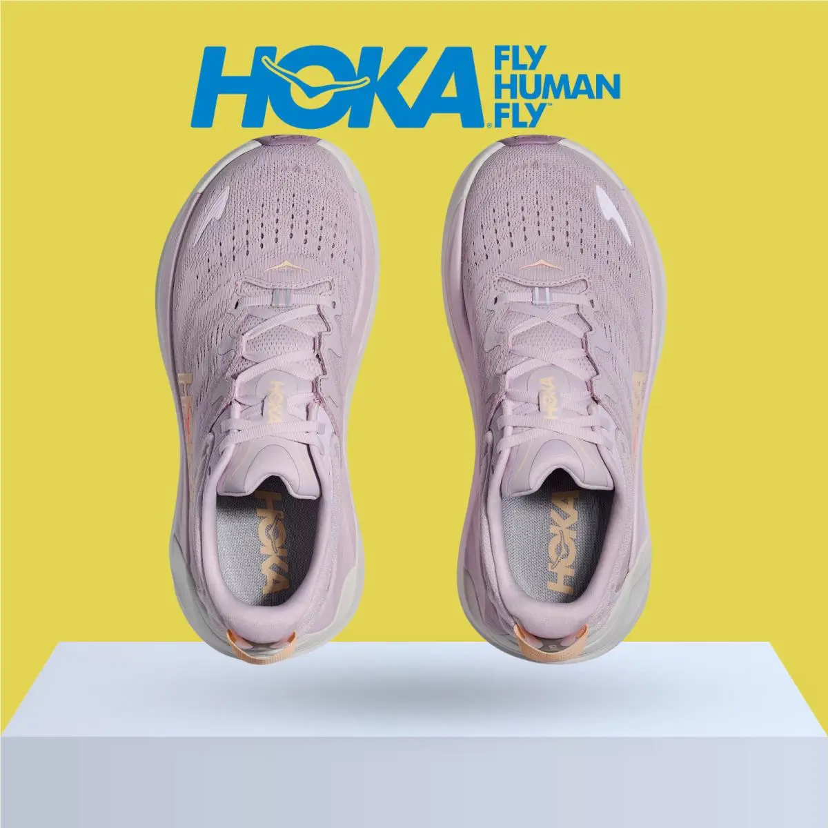 Hoka shoes - Hoka One One Gaviota 6 - Birch/Yellow Gold 17