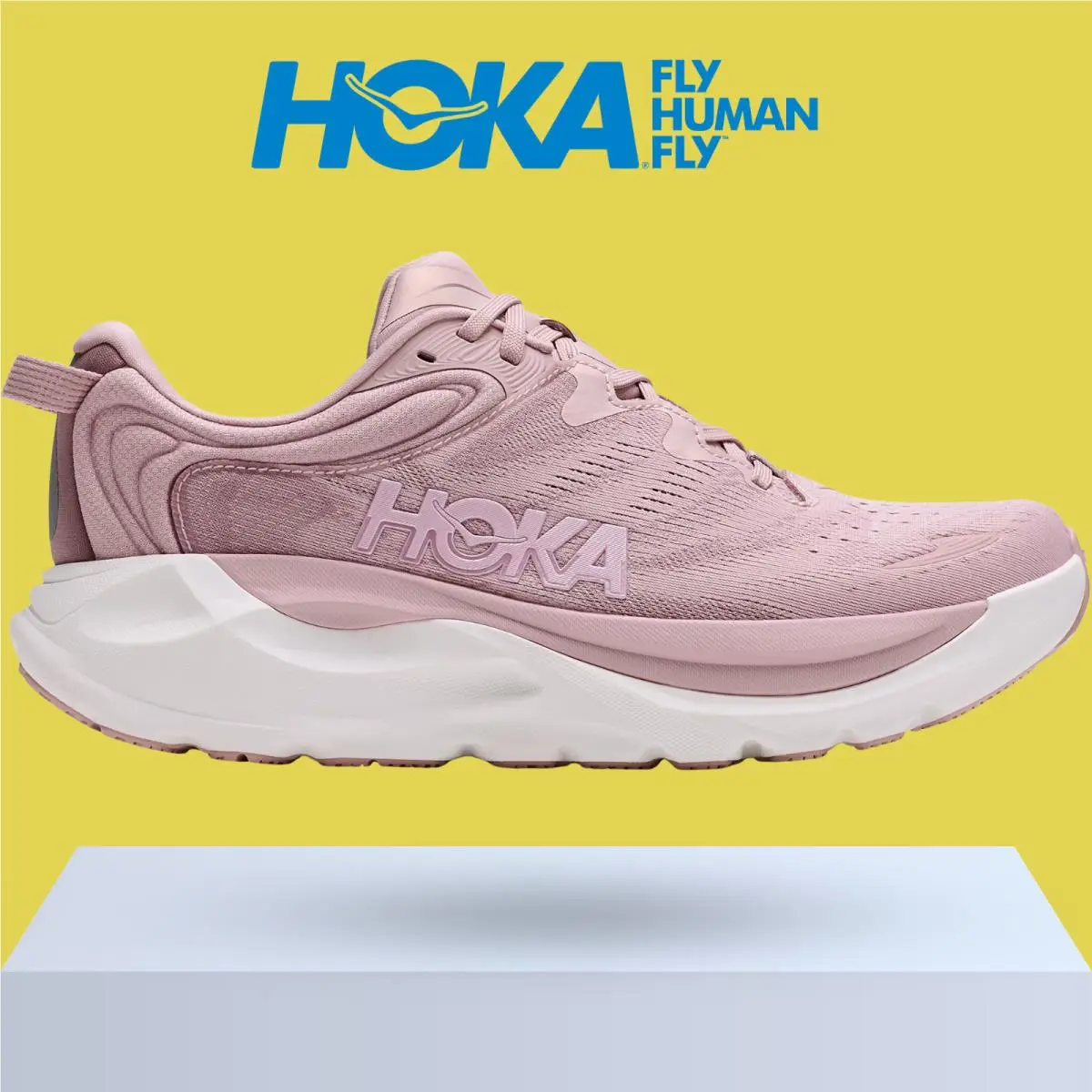 Hoka shoes - Hoka One One Gaviota 6 - Birch/Yellow Gold 19