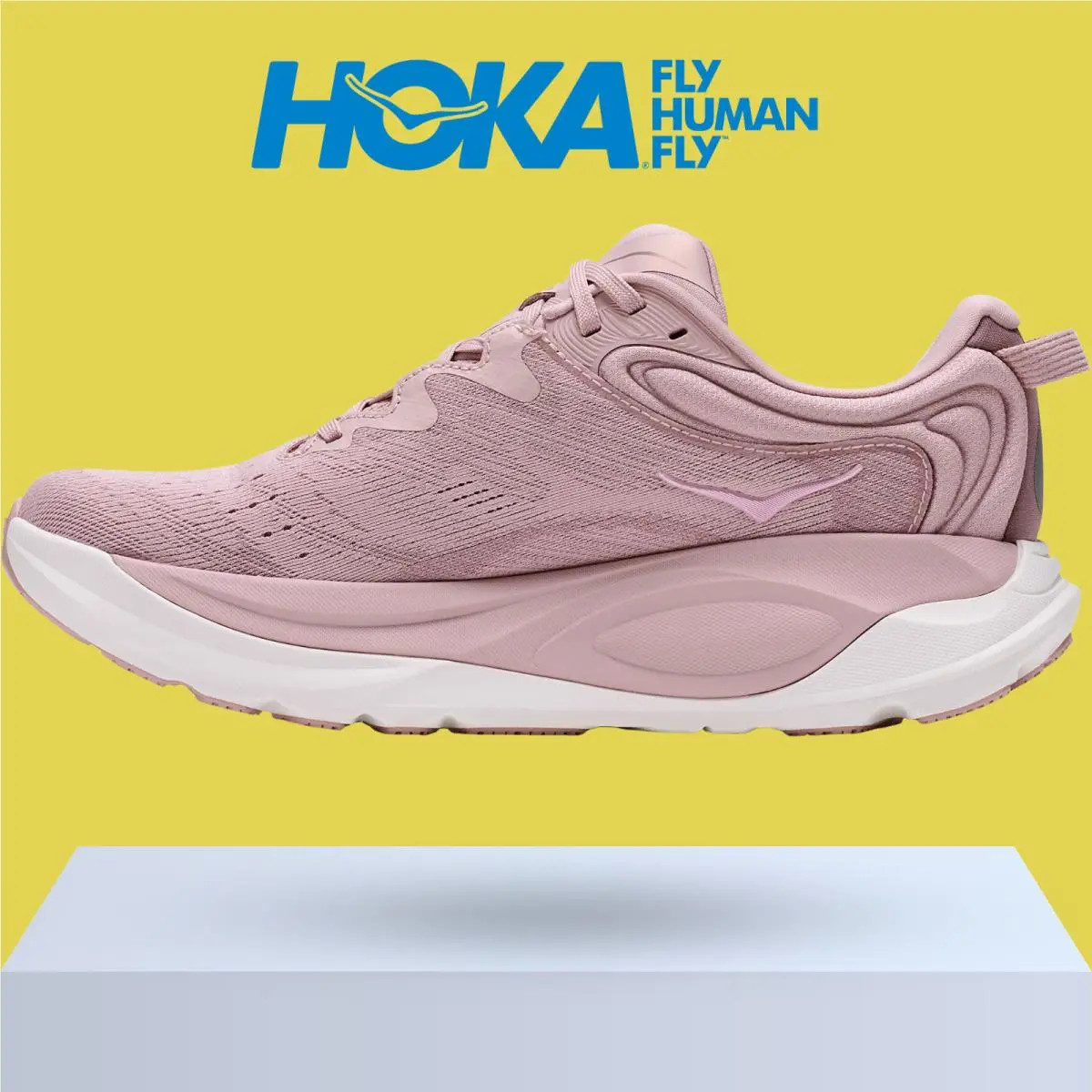 Hoka shoes - Hoka One One Gaviota 6 - Birch/Yellow Gold 20