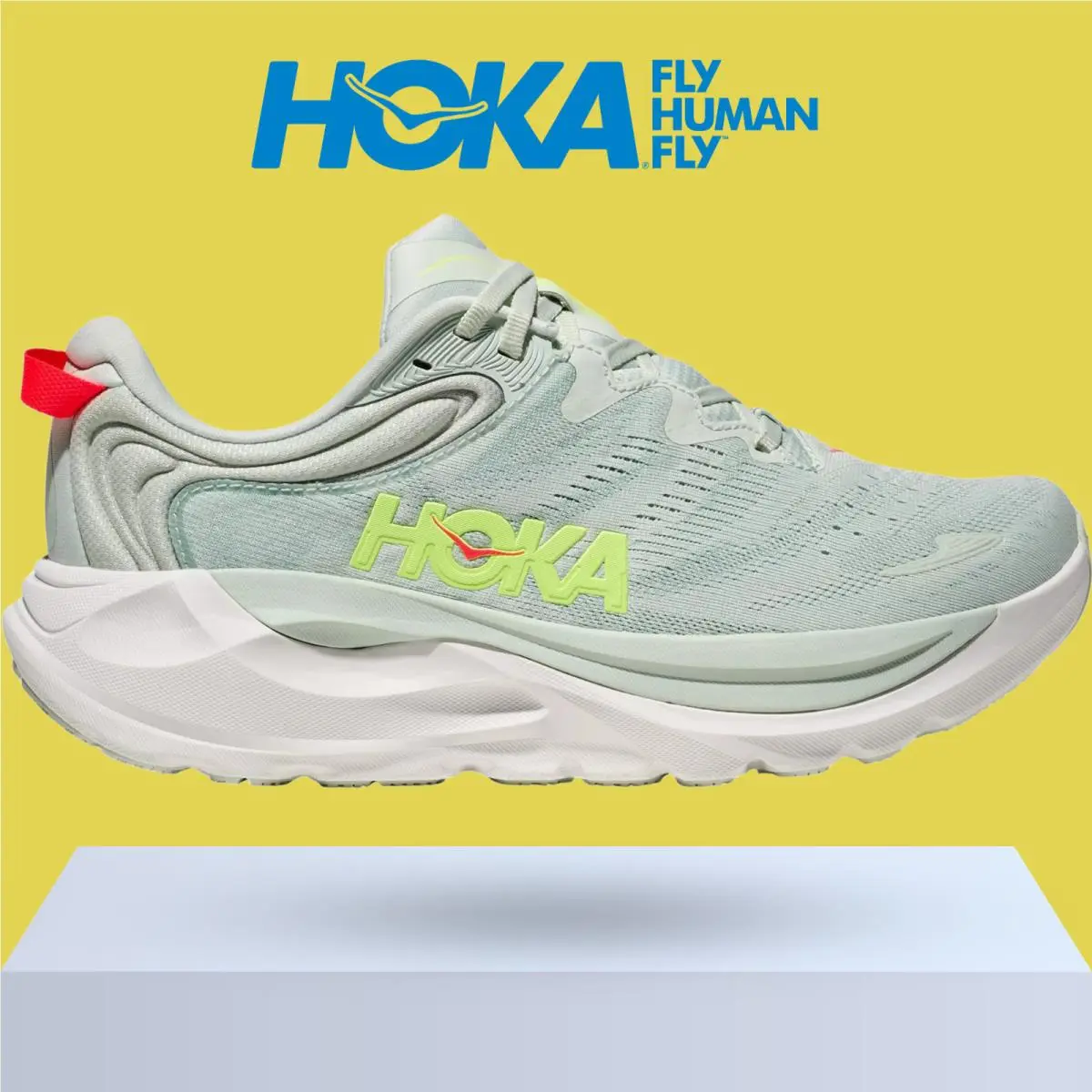 Hoka shoes - Hoka One One Gaviota 6 - Birch/Yellow Gold 24