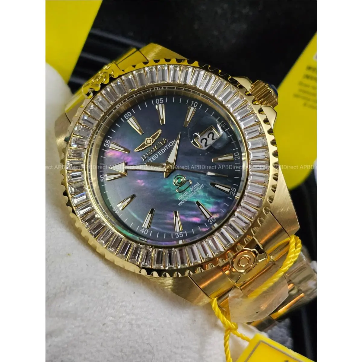 Invicta - Grand Diver 734 Limited Edition Automatic - Black Mop Mens Watch Pro