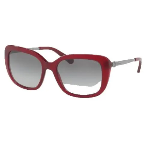 Coach HC8229 550311 55 Sunglasses Women`s Burgundy /gray Gradient Lenses