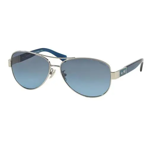Coach HC7047 907817 59 Christina Silver/blue Lens 59-13-135 Sunglasses