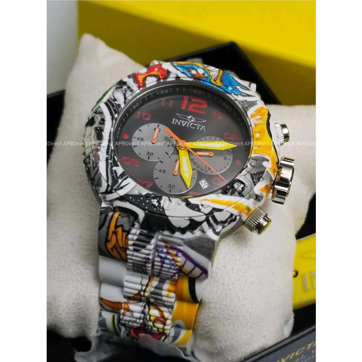 Invicta - Graffiti - Hydroplated - Pro Diver Zager Exclusive Quartz Mens Watch