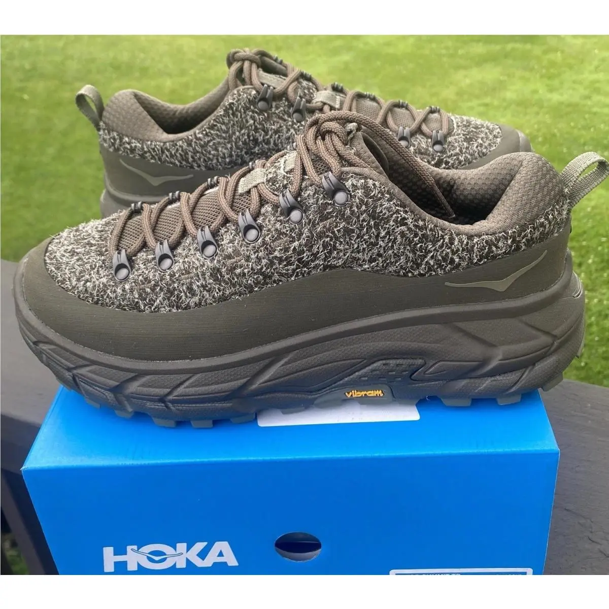 Hoka One One U Tor Summit TP Hiking Shoes Men`s Size 11.5 Umber 1155394-UBR