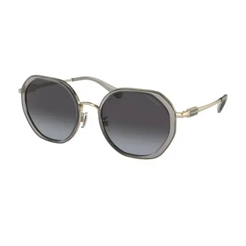 Coach Fashion Women`s Grey Round Sunglasses HC7141 90058G 54