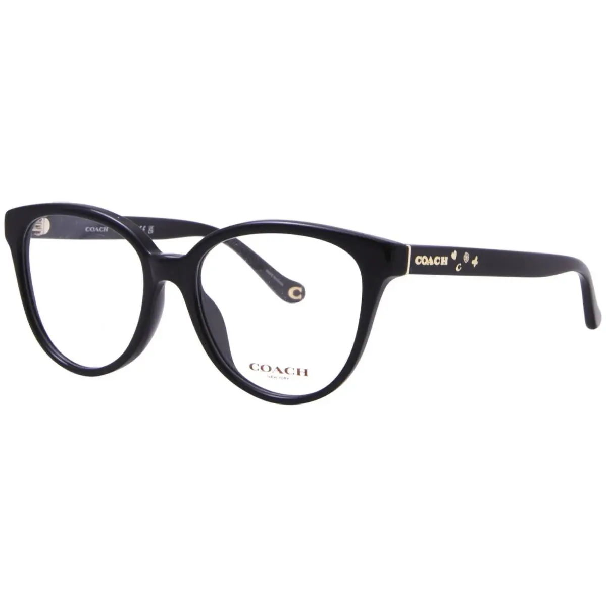 Coach HC6234F 5002 56 Eyeglasses Frame Women`s Black Full Rim Butterfly Shape