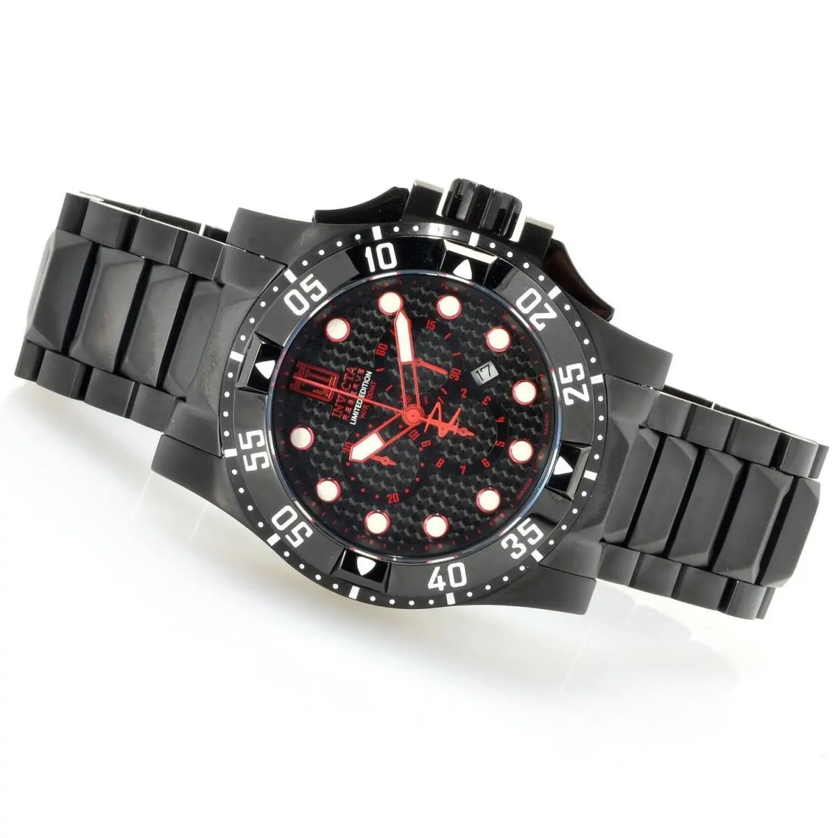 Invicta Jason Taylor Swiss Ronda Z60 Caliber Men`s Watch - 49.5mm Black 14452