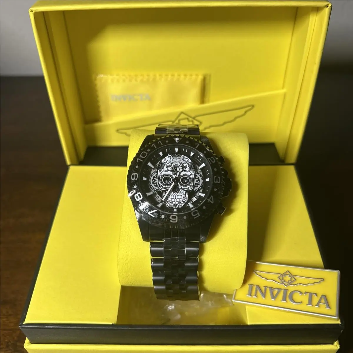 Pro Diver Día De Los Muertos Men’s Watch – 43mm Black by Invicta