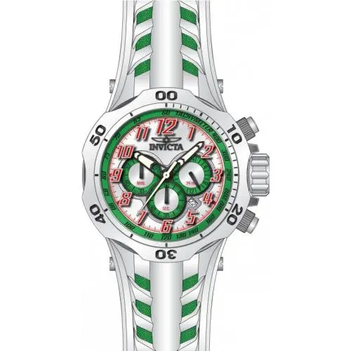 Invicta 48239 Venom Green and White Dial 52.0 mm Men`s Watch