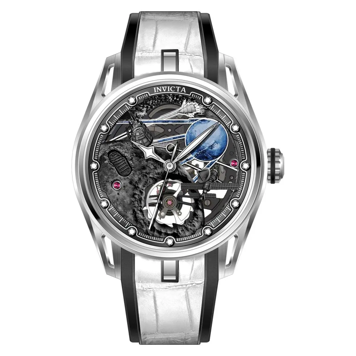 Invicta 70140 Celestial Naosia Automatic 44.5mm Steel Skeleton Men`s Watch