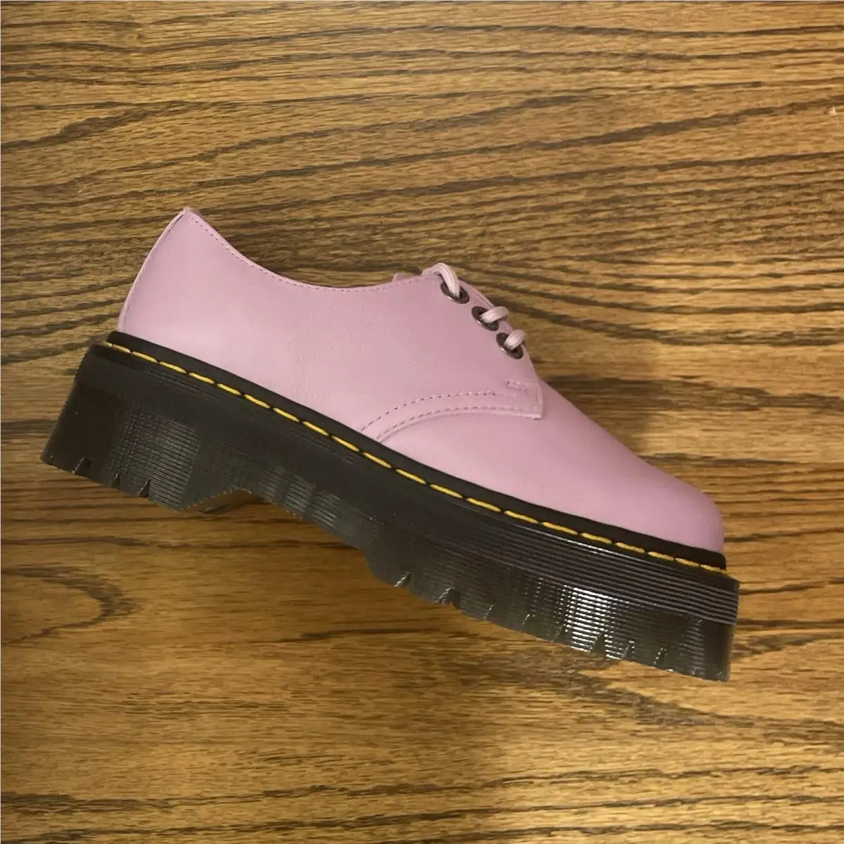 DR Martens 1461 Quad II Shoe Womens Size 5 Lilac 3 Eye Platform 30612 Purple by Dr. Martens