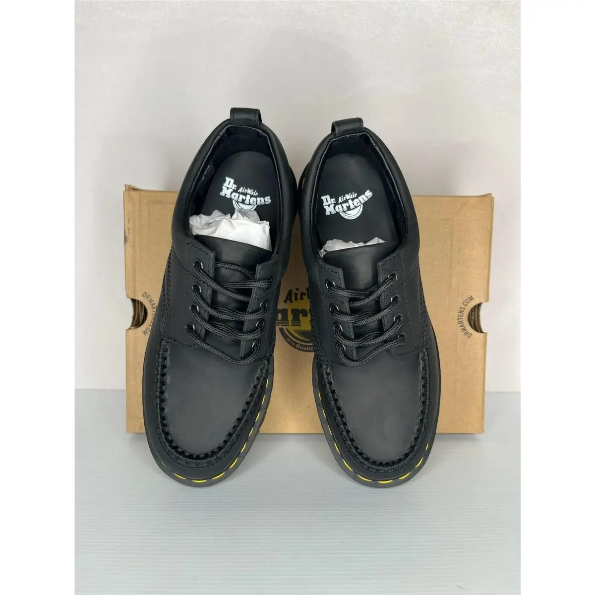 Dr. Martens shoes - Dr. Martens Lowell Crazy Horse - Black 3