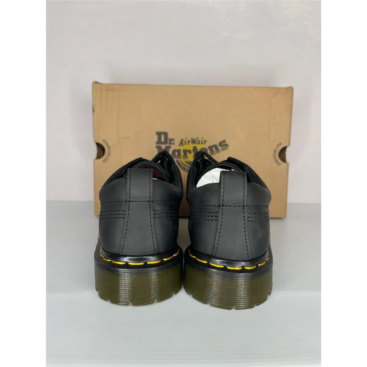 Dr. Martens shoes - Dr. Martens Lowell Crazy Horse - Black 4