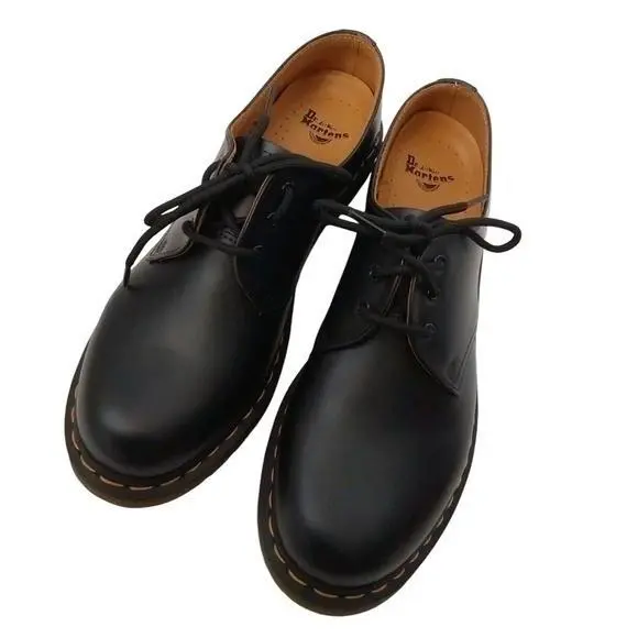 Dr. Martens Unisex 1461 Soft Toe Slip Resistant Oxford Work Shoes Black Size 7
