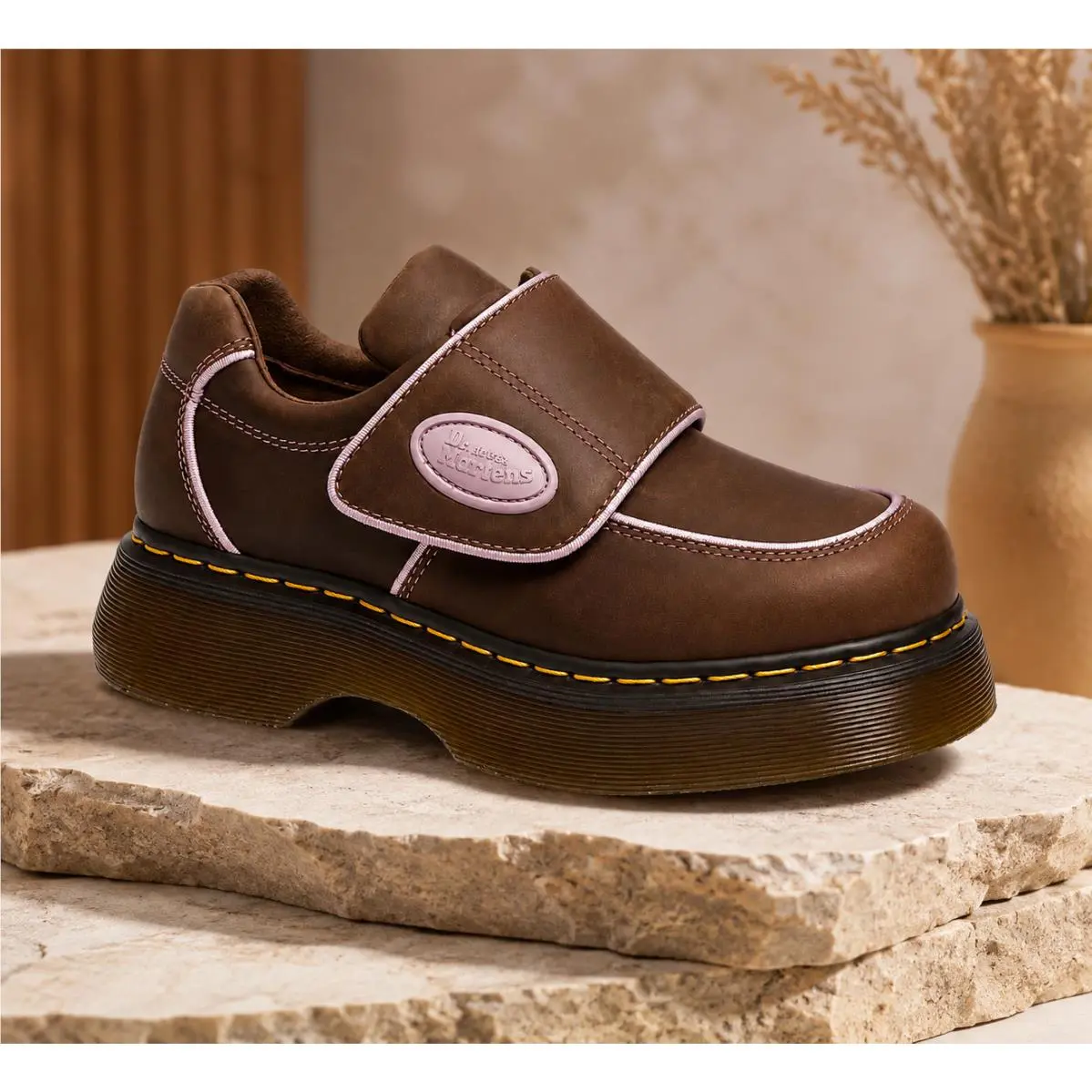 Buzz Strap Platform Shoes Women`s Size 8 by Dr. Martens
