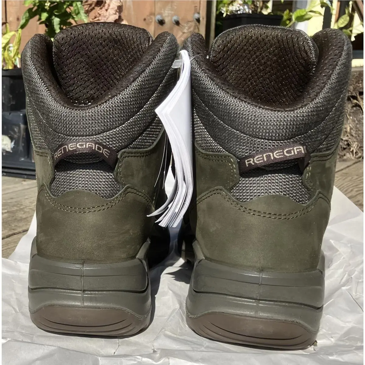 Lowa shoes - LOWA Renegade GTX Mid Gore-Tex - Basil Dark Green 0