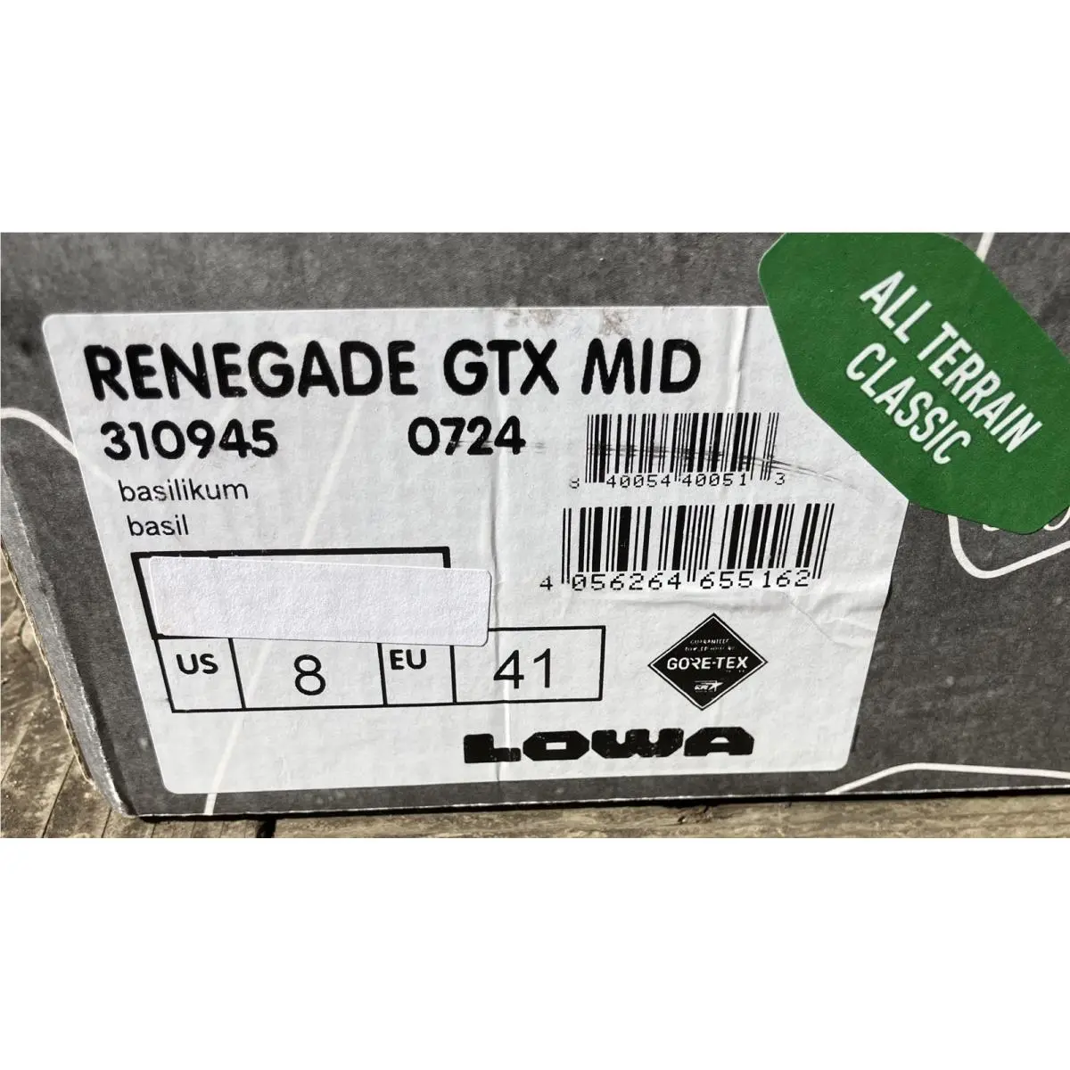 Lowa shoes - LOWA Renegade GTX Mid Gore-Tex - Basil Dark Green 3