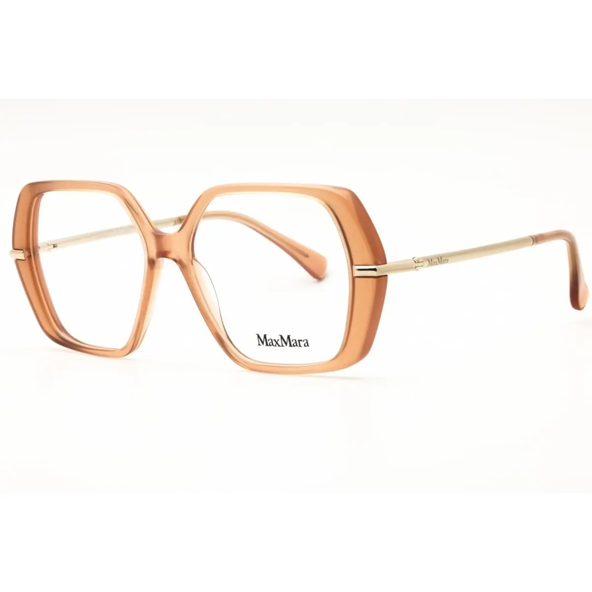 Max Mara MM5175 045 Shiny Light Brown 52mm Eyeglasses