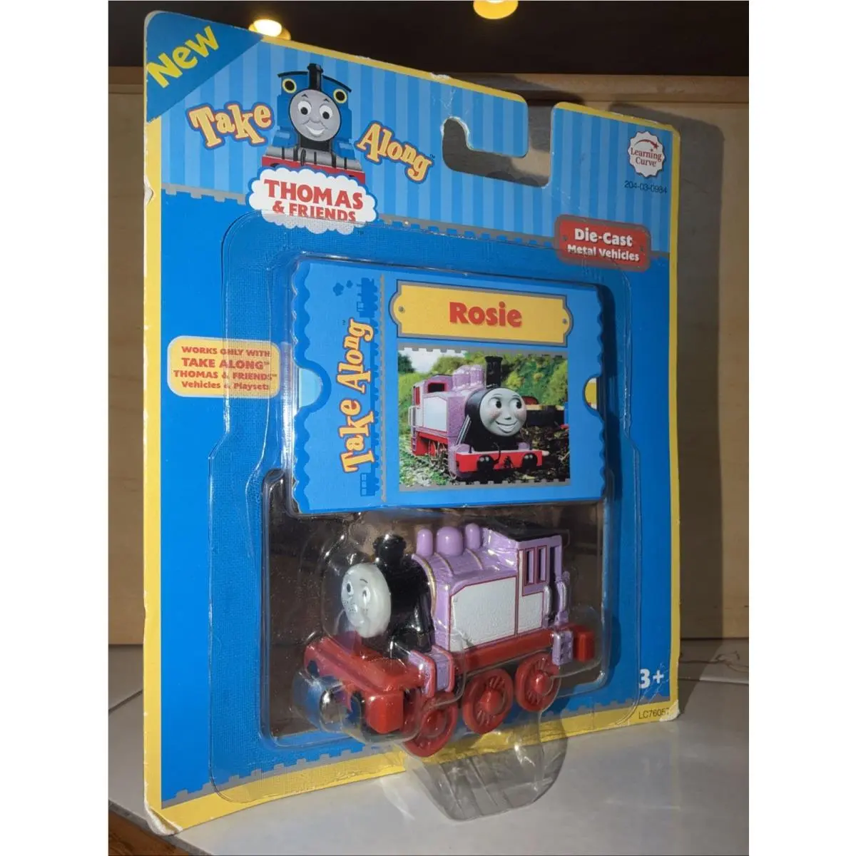 Rosie Thomas Friends Train Take Along n Play Diecast 2006 Pink Freckles