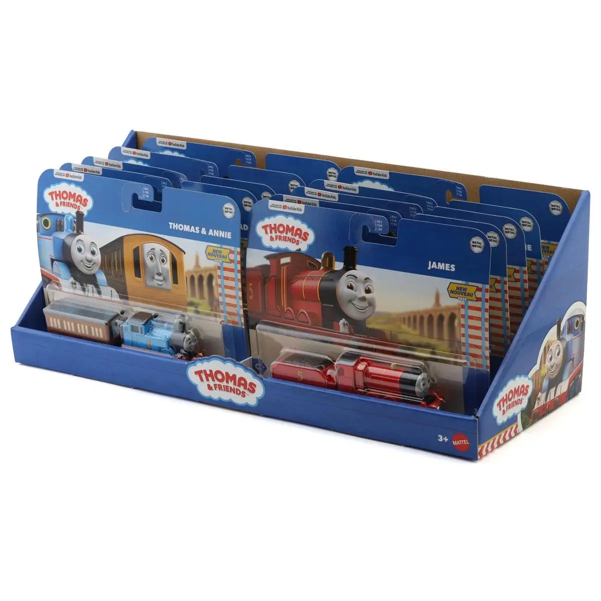 Mattel Thomas Friends Diecast Dual-pack Blind Box Assortment Box/10