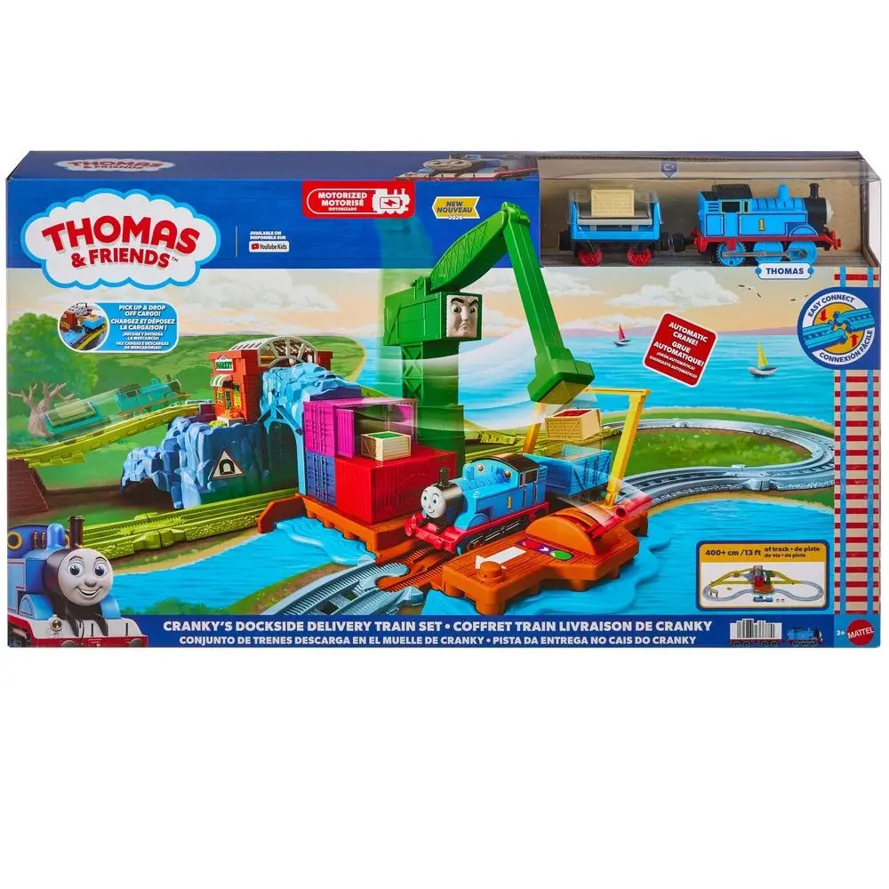 Thomas and Friends 2026 Cranky`s Dockside Delivery Train Track Set 26pc