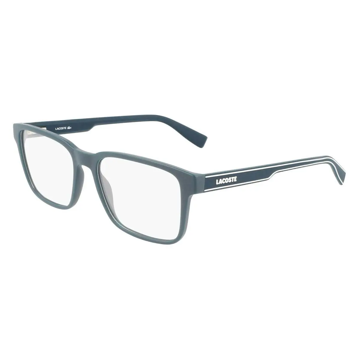 L2895 N 401 55mm Men`s Ophthalmic Rx Eyeglasses Frame Matte Blue by Lacoste