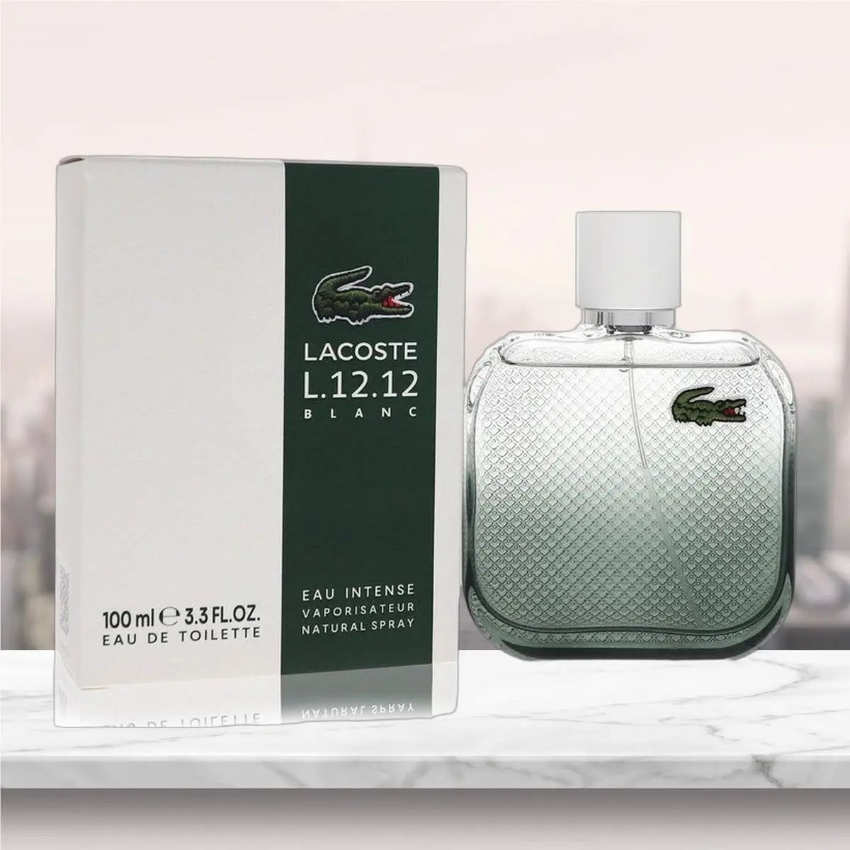 Eau De  L.12.12 Blanc Eau Intense Eau De Toilette Spray By Lacost by Lacoste