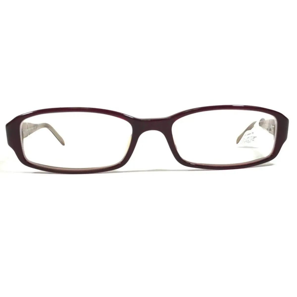 Donna Karan DK 1549 3282 Eyeglasses Frames Brown Red Rectangular 52-17-140