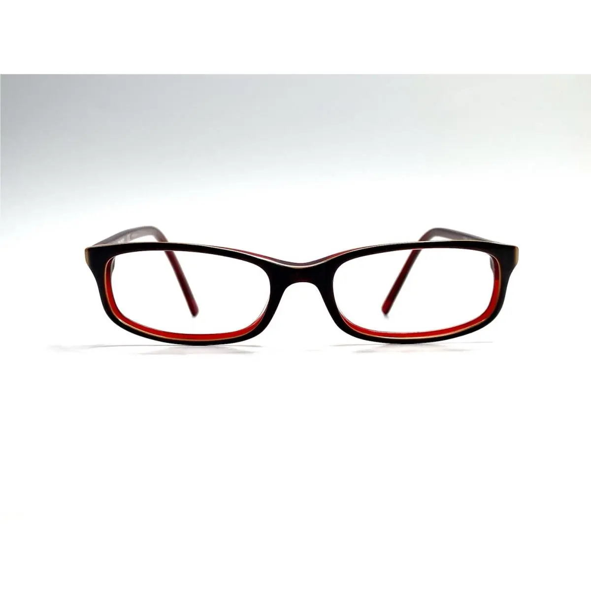 Dkny Red Clear Brown Rectangular Glasses DY4557 3277 51 17 140