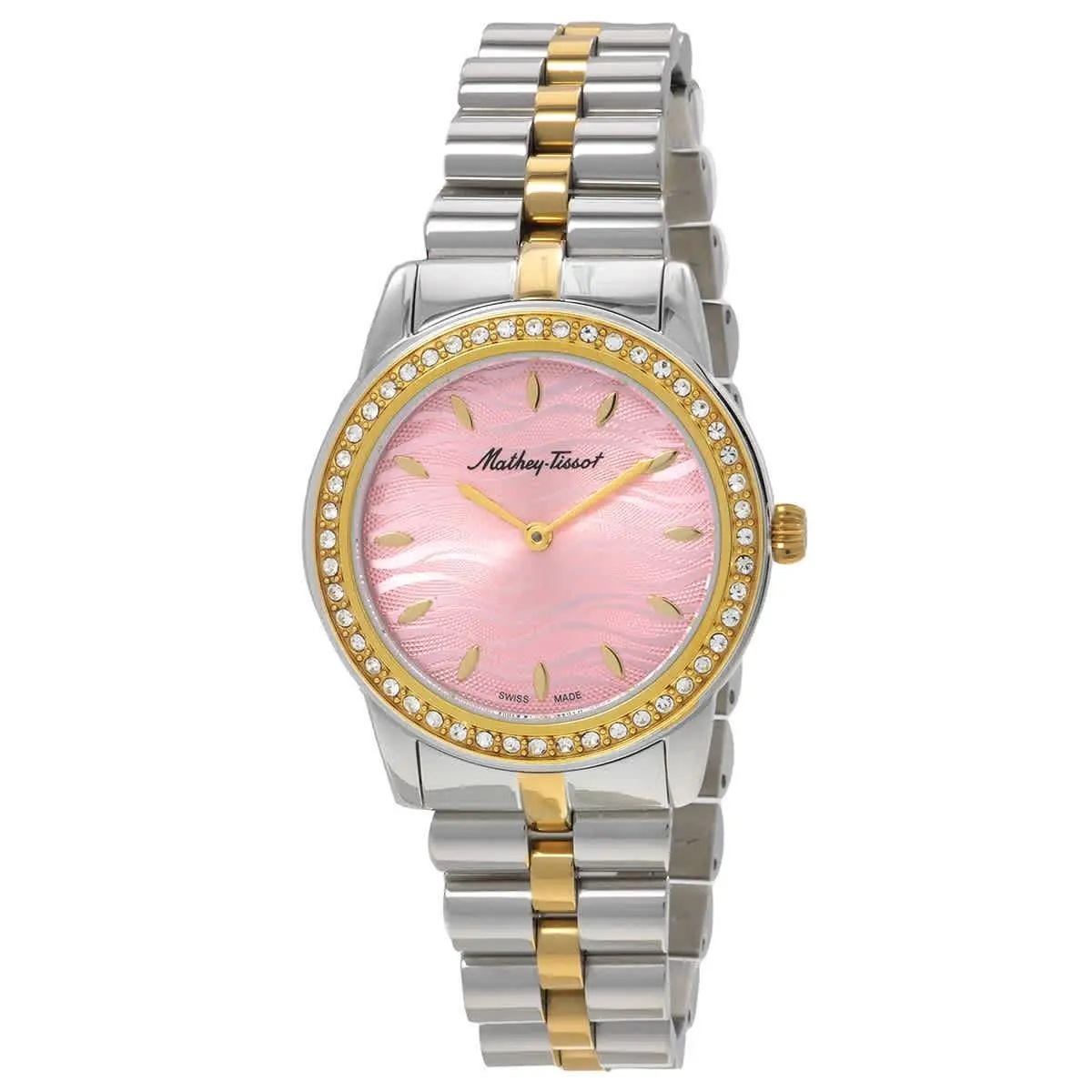 Mathey-tissot Artemis Quartz Pink Dial Ladies Watch D10860BQYPK