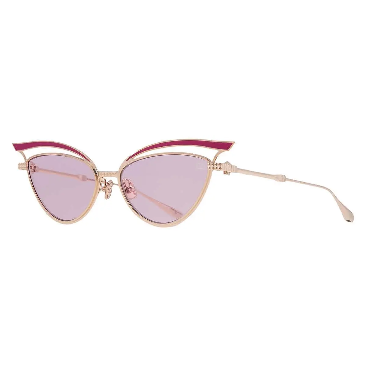 Glassliner Pink Cat Eye Ladies Sunglasses VLS-118 D 55 VLS-118 D 55 by Valentino