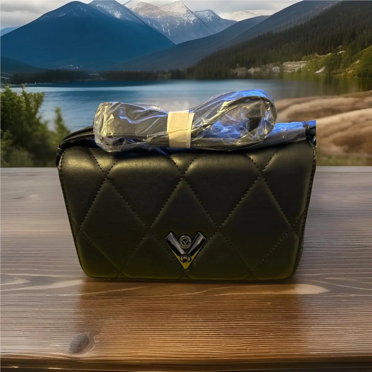 Orlandi Vegan Leather 10 In Wide 6 In Deep Crossbody Value by Valentino