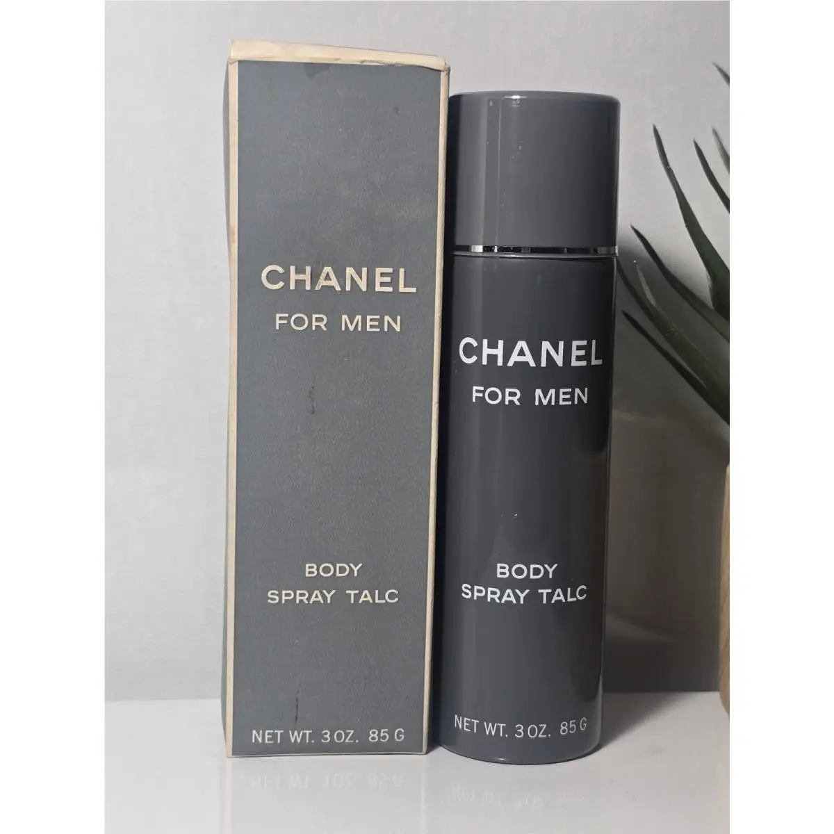 Vintage Chanel For Men Body Spray Talc 3 oz