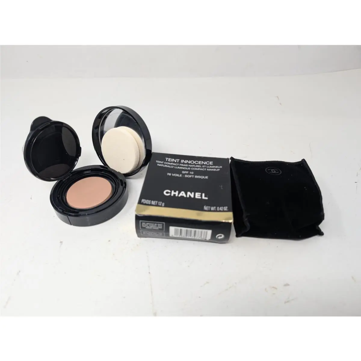 Chanel Teint Innocence 76 Voile Soft Bisque Compact Spf 10 122
