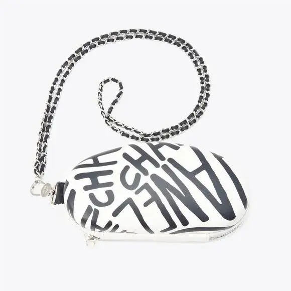 Chanel Printed Leather Case Mini Bag with Cha